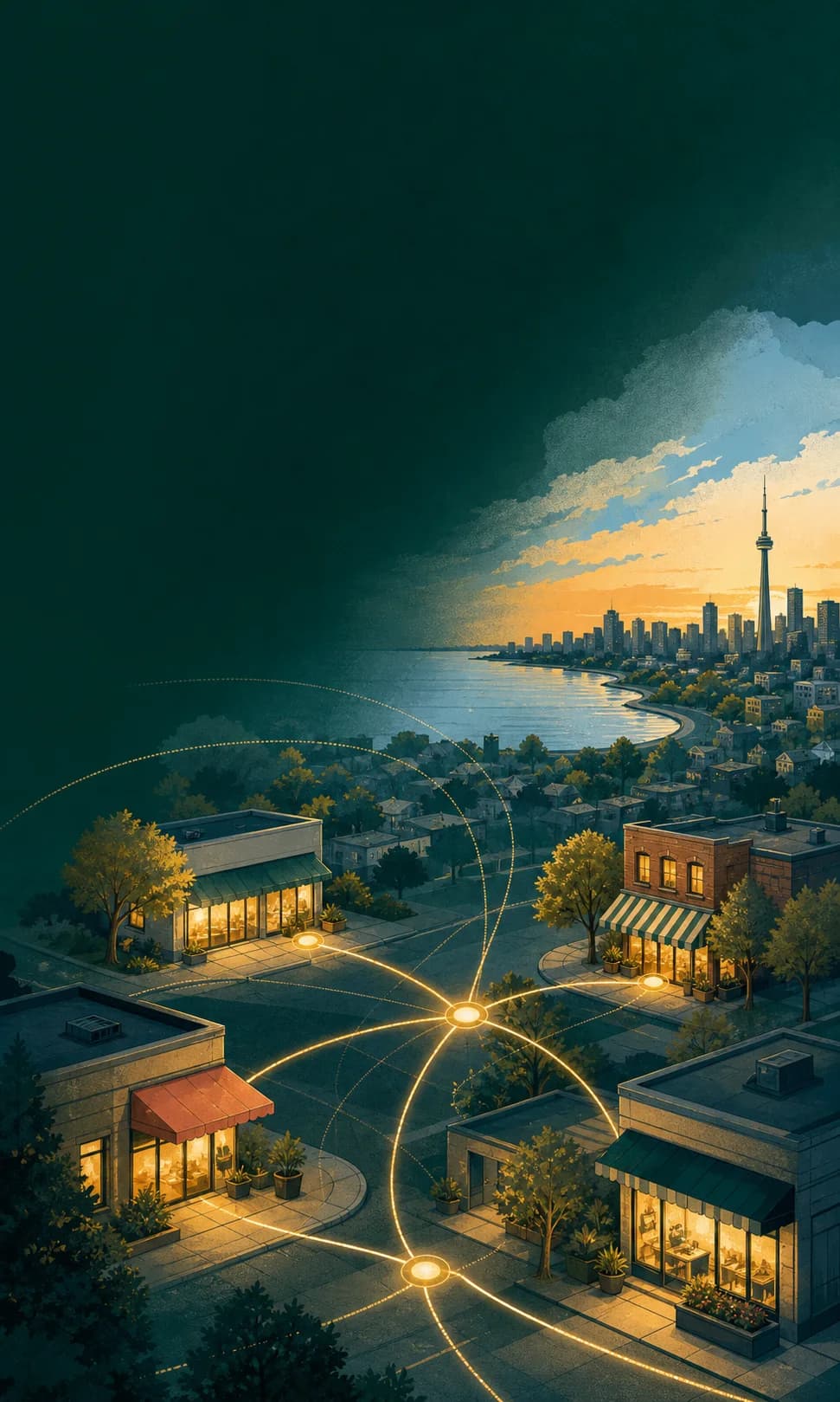 Connected local businesses across the Greater Toronto Area